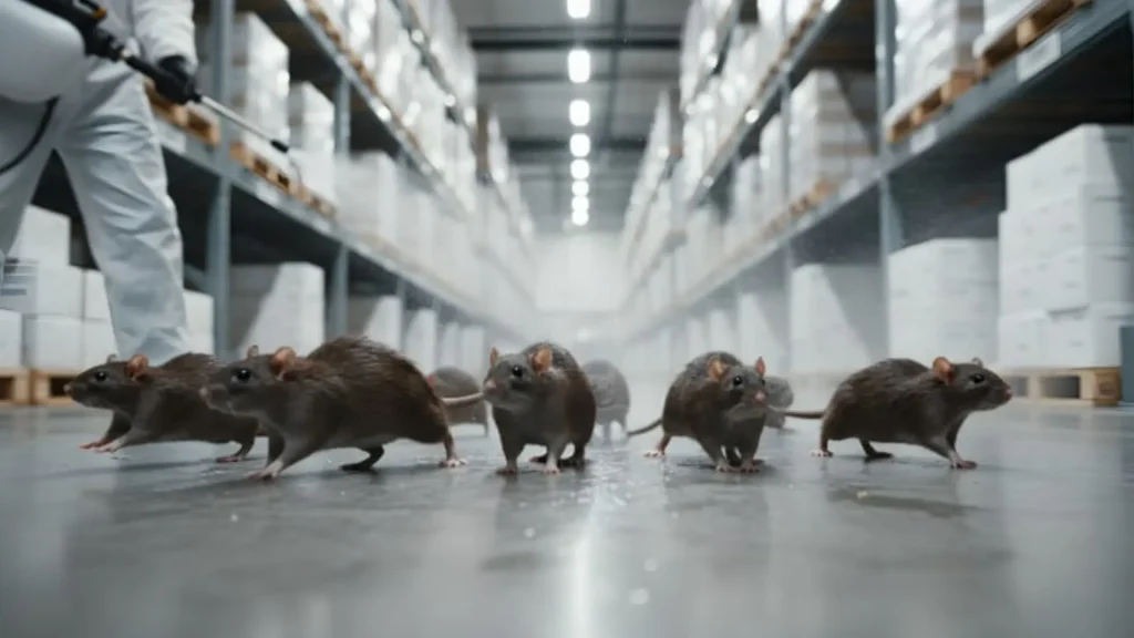 Colocación de trampas profesionales para control de ratas